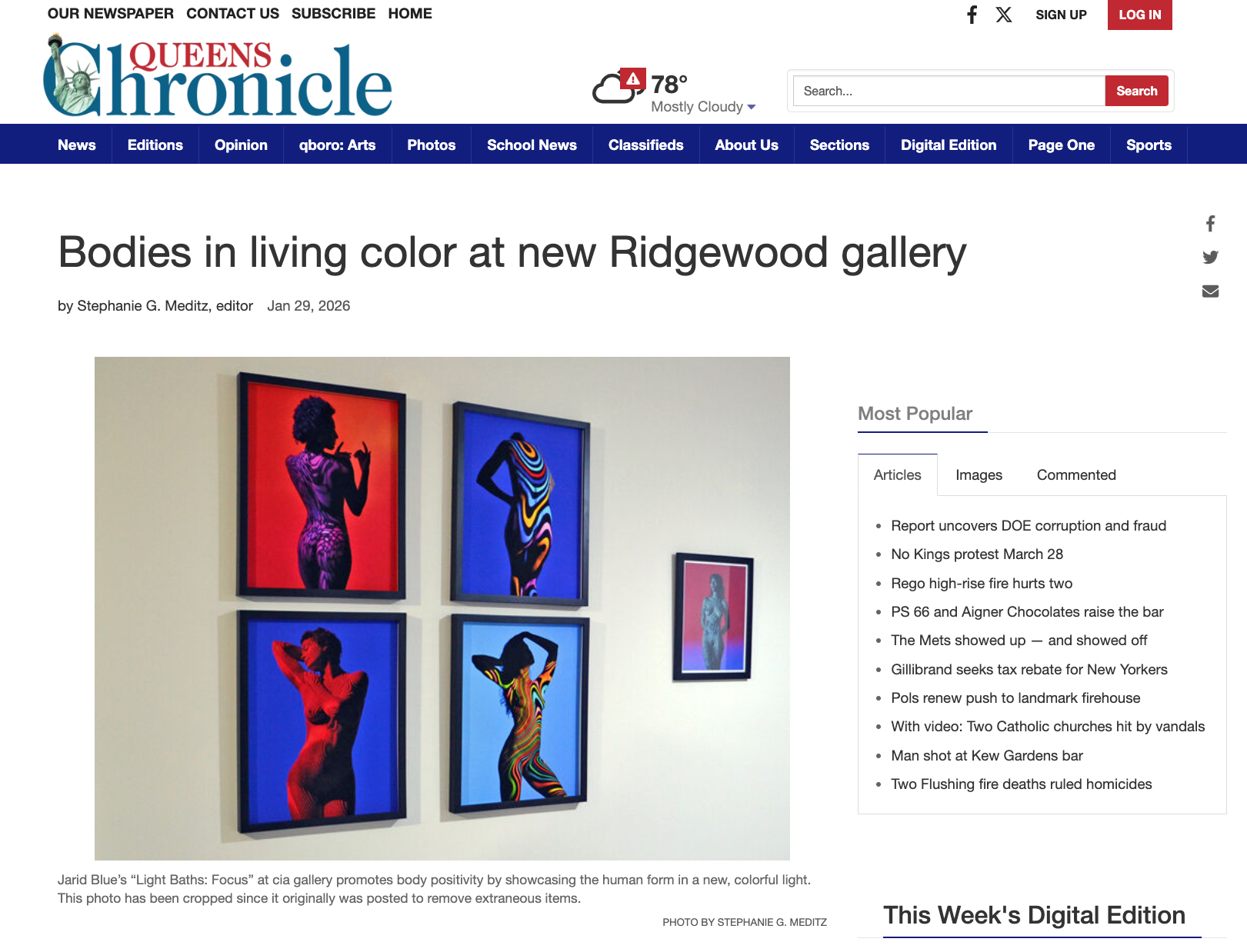 Jarid Blue Solo Show